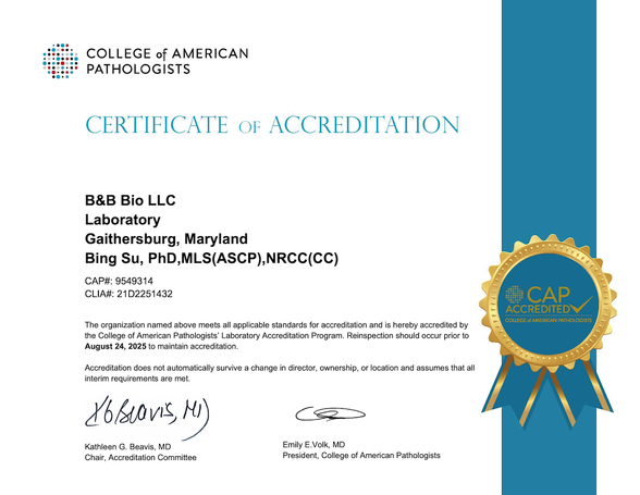 CAP Certificate
